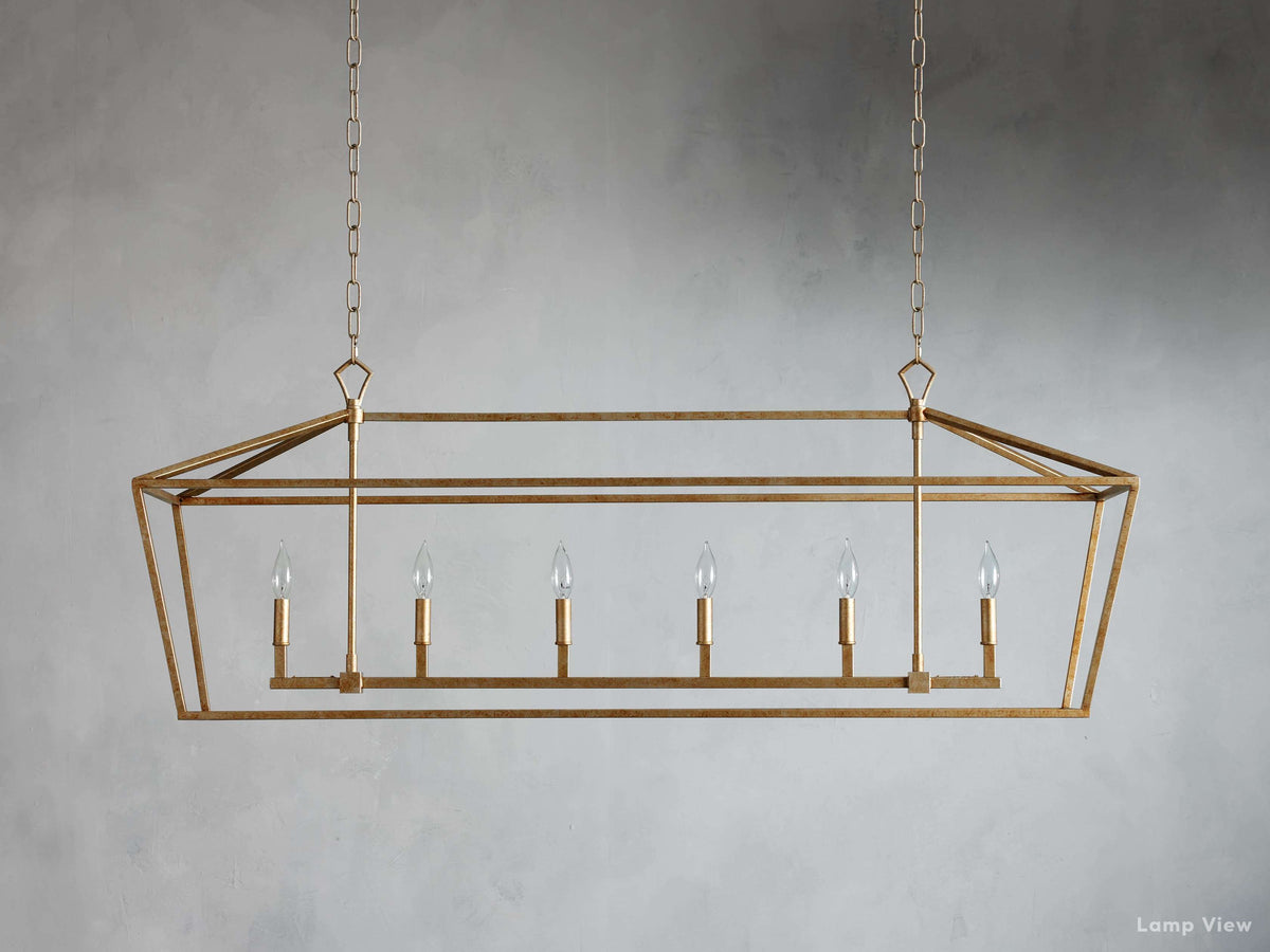 Garnet Rectangular Chandelier