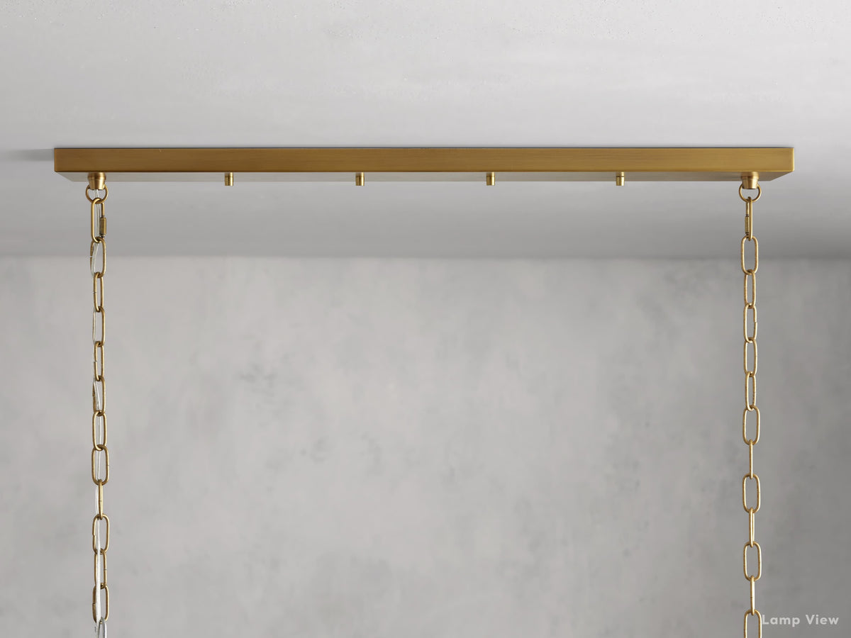 Garnet Rectangular Chandelier