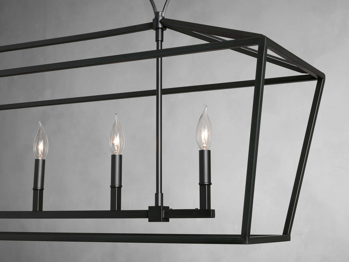 Garnet Rectangular Chandelier