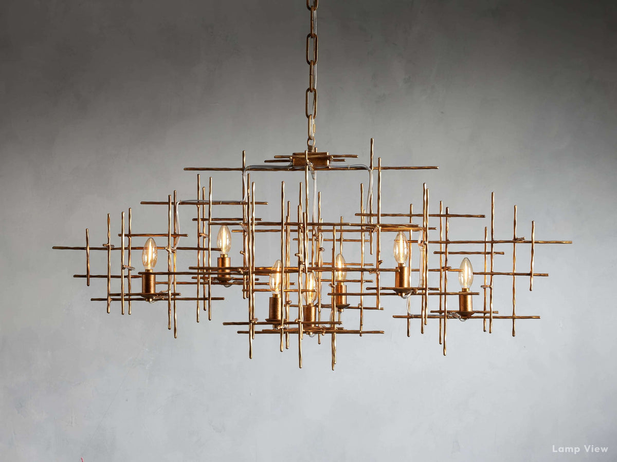 Fritz Vintage Linear Chandelier