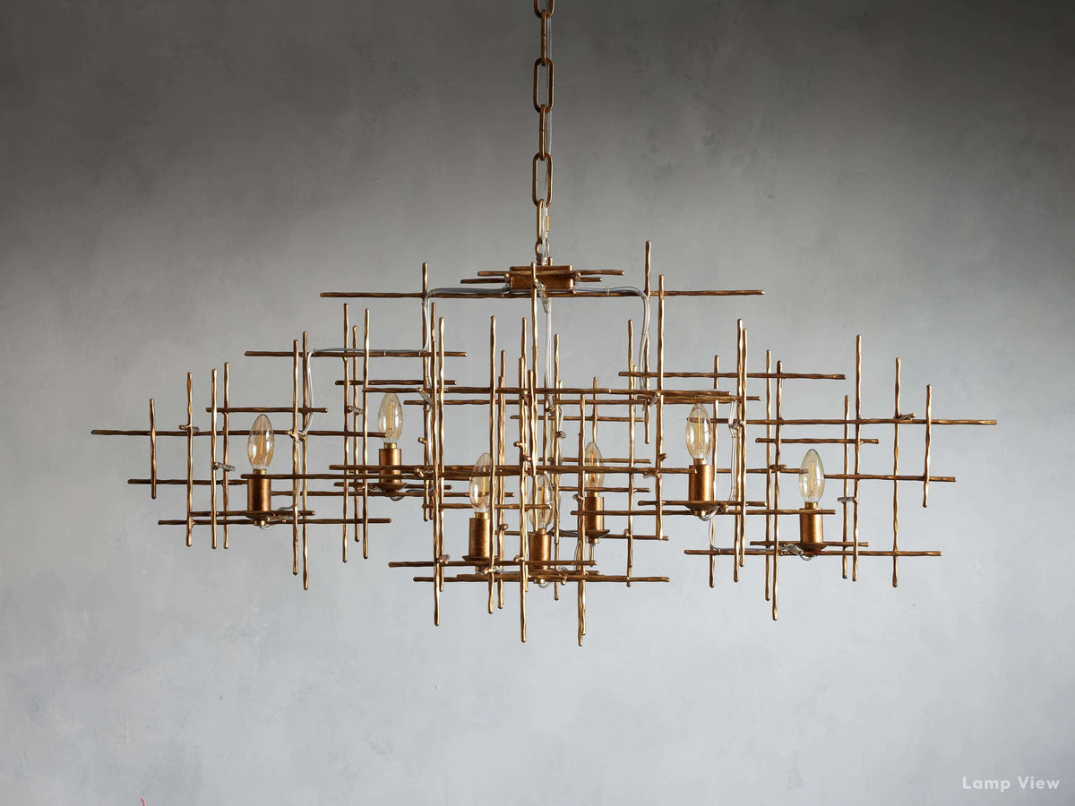 Fritz Vintage Linear Chandelier