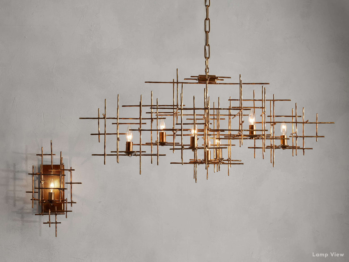 Fritz Vintage Linear Chandelier