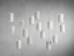 Gianna Selenite Vertical Rectangular Chandelier
