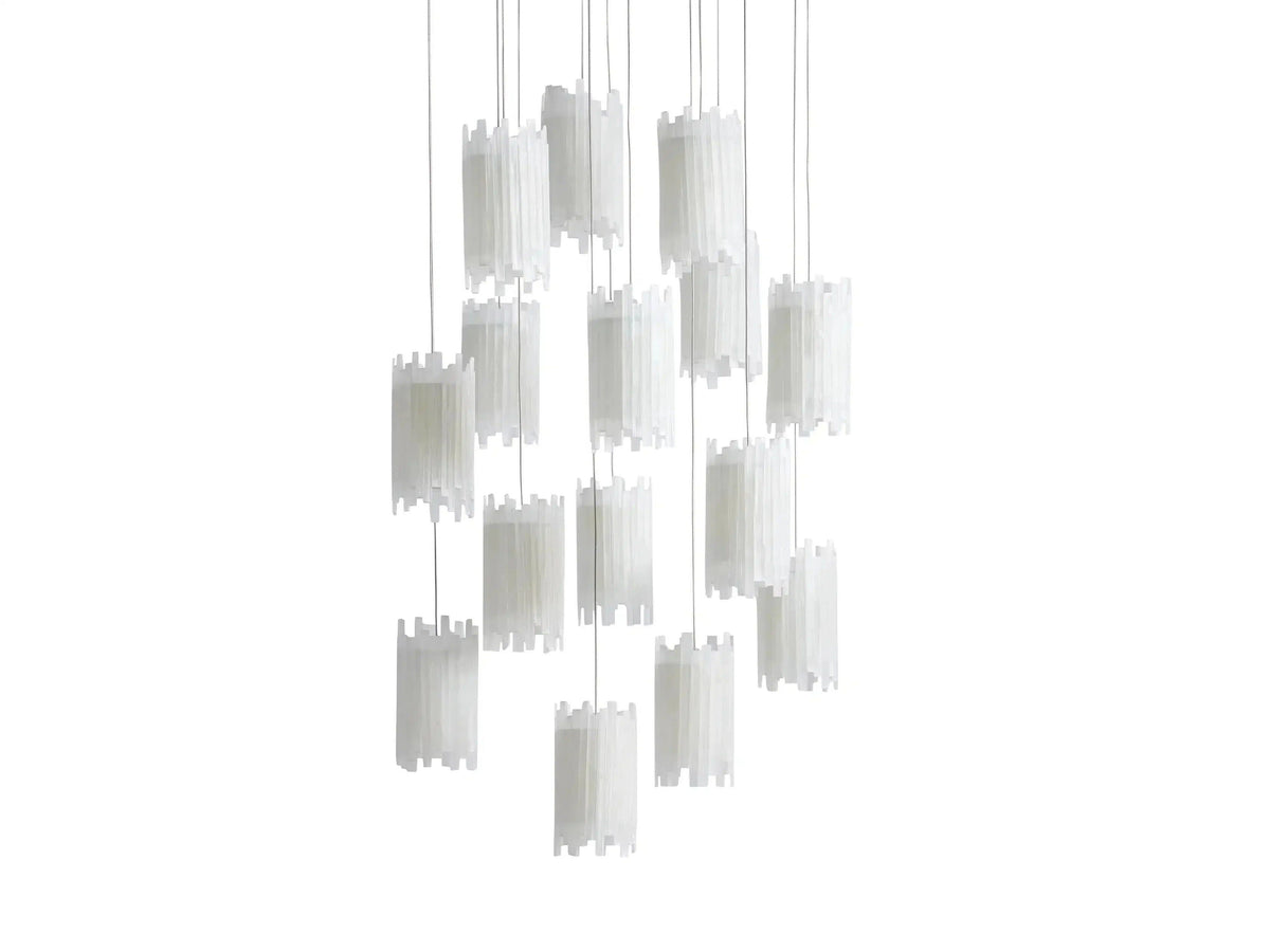 Gianna Ambient Selenite Round Chandelier