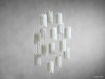 Gianna Ambient Selenite Round Chandelier