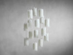 Gianna Selenite Vertical Round Chandelier