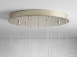 Gianna Ambient Selenite Round Chandelier