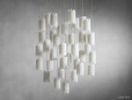Gianna Ambient Selenite Round Chandelier