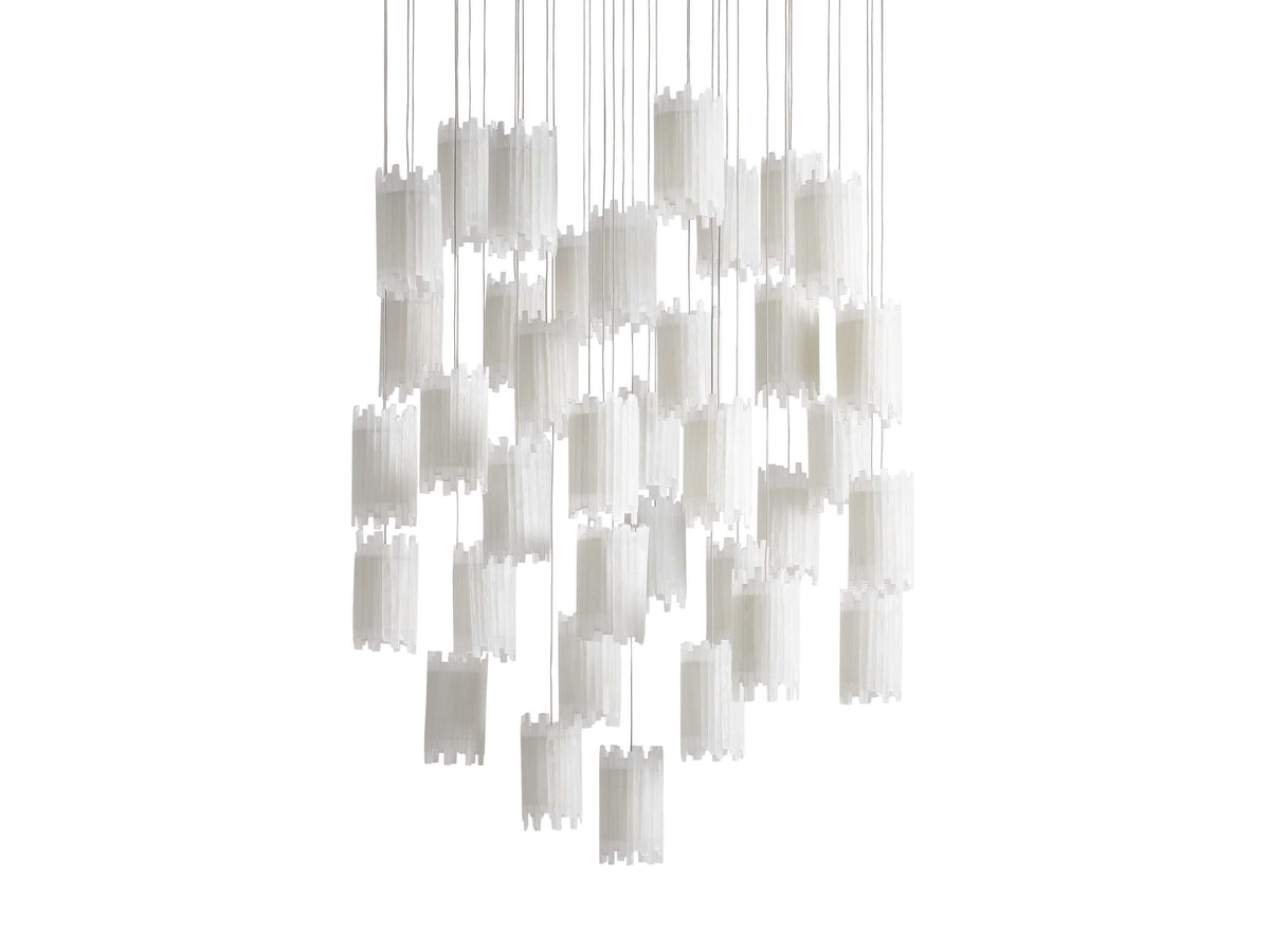 Gianna Ambient Selenite Round Chandelier