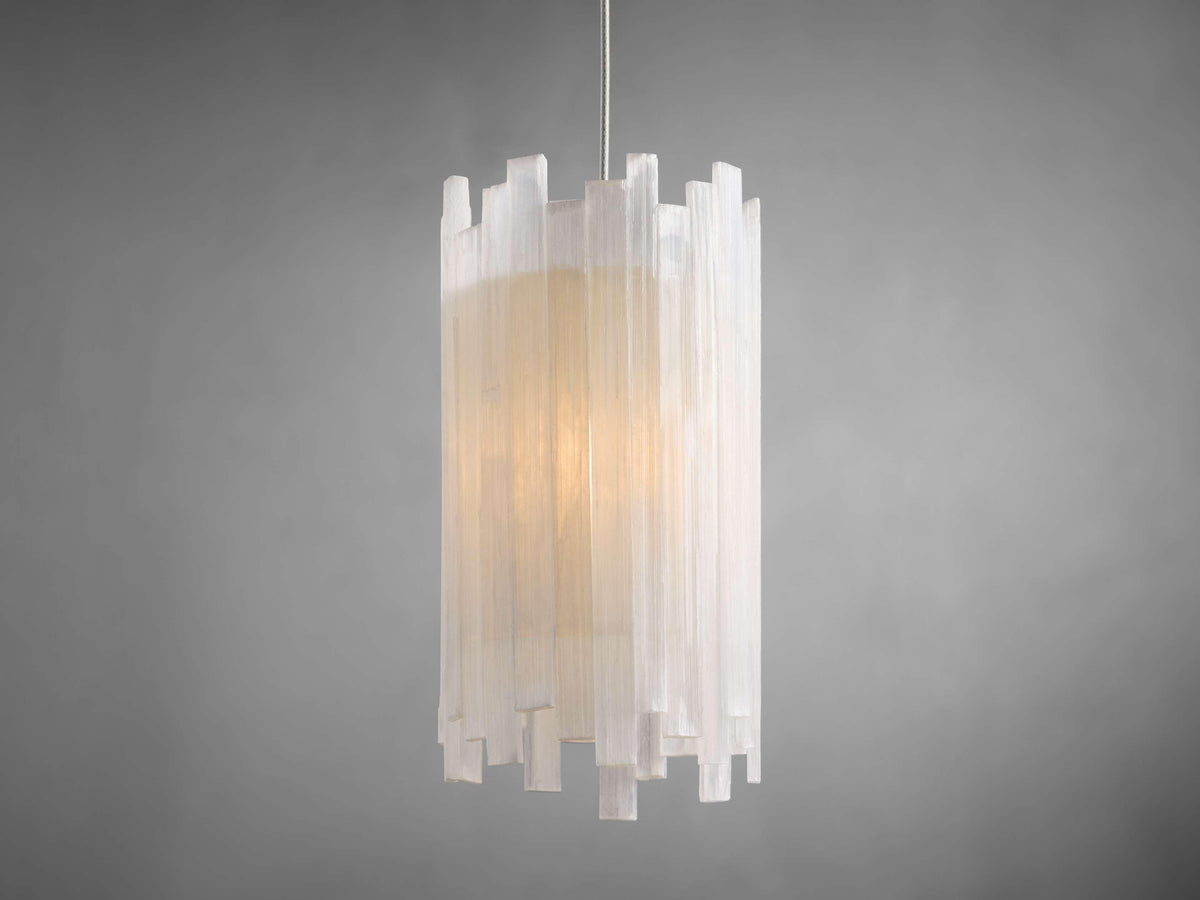 Gianna Selenite Vertical Pendant Light