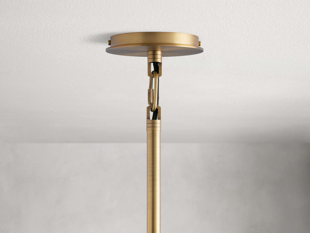Palladian Facade Glass Outdoor Pendant Light