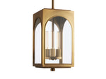 Palladian Facade Glass Outdoor Pendant Light