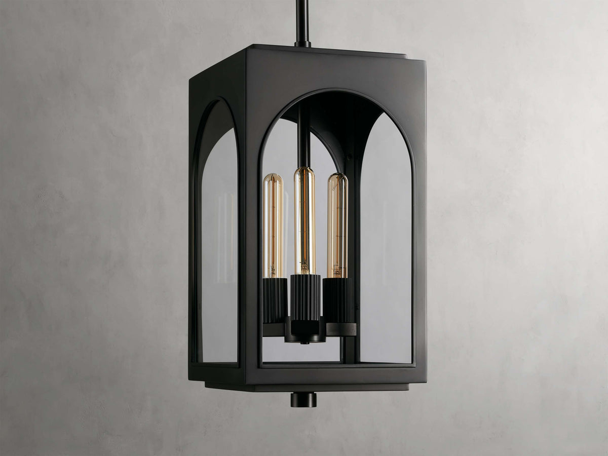 Palladian Facade Glass Outdoor Pendant Light