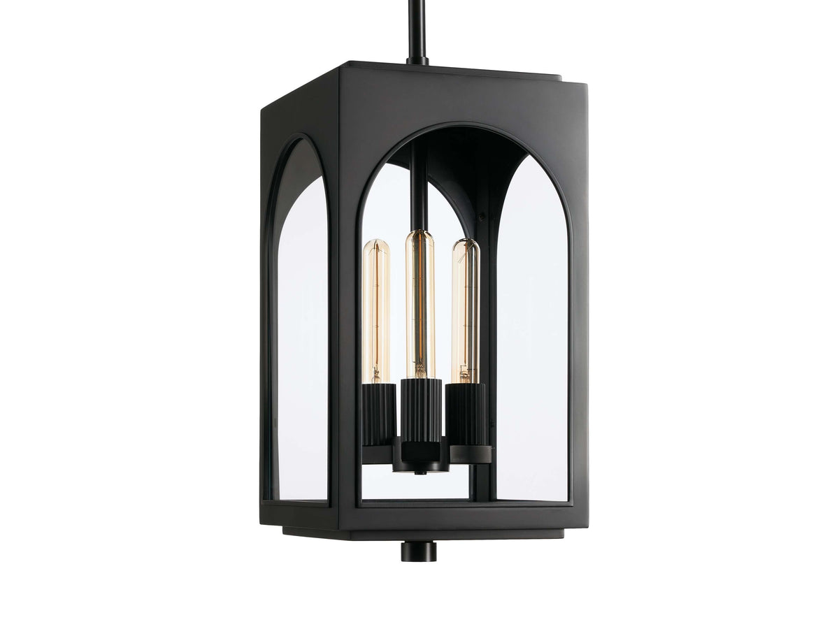 Palladian Facade Glass Outdoor Pendant Light