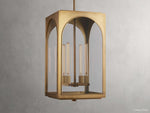 Palladian Facade Glass Outdoor Chandelier