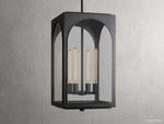 Palladian Facade Glass Outdoor Chandelier