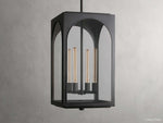 Palladian Facade Glass Outdoor Chandelier
