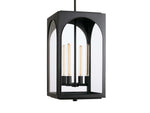 Palladian Facade Glass Outdoor Chandelier