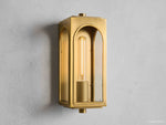 Palladian Facade Glass Outdoor Wall Sconce