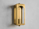 Palladian Facade Glass Outdoor Wall Sconce