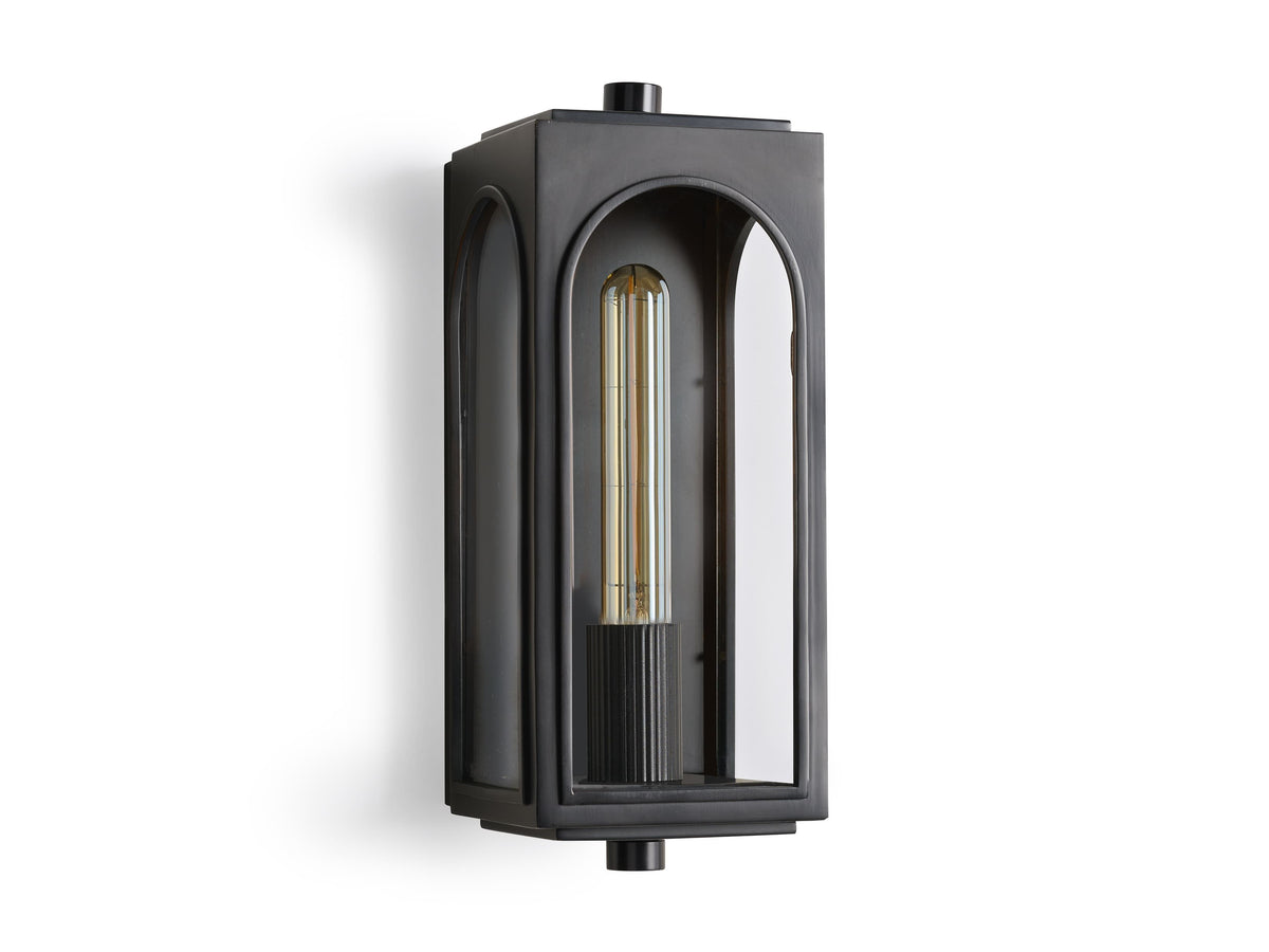 Palladian Facade Glass Outdoor Wall Sconce