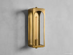 Palladian Facade Glass Outdoor Wall Sconce