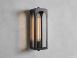 Palladian Facade Glass Outdoor Wall Sconce