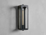 Palladian Facade Glass Outdoor Wall Sconce