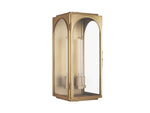 Palladian Facade Glass Outdoor Wall Sconce
