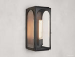Palladian Facade Glass Outdoor Wall Sconce
