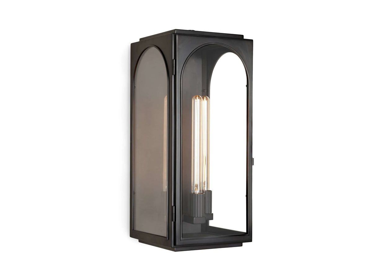 Palladian Facade Glass Outdoor Wall Sconce