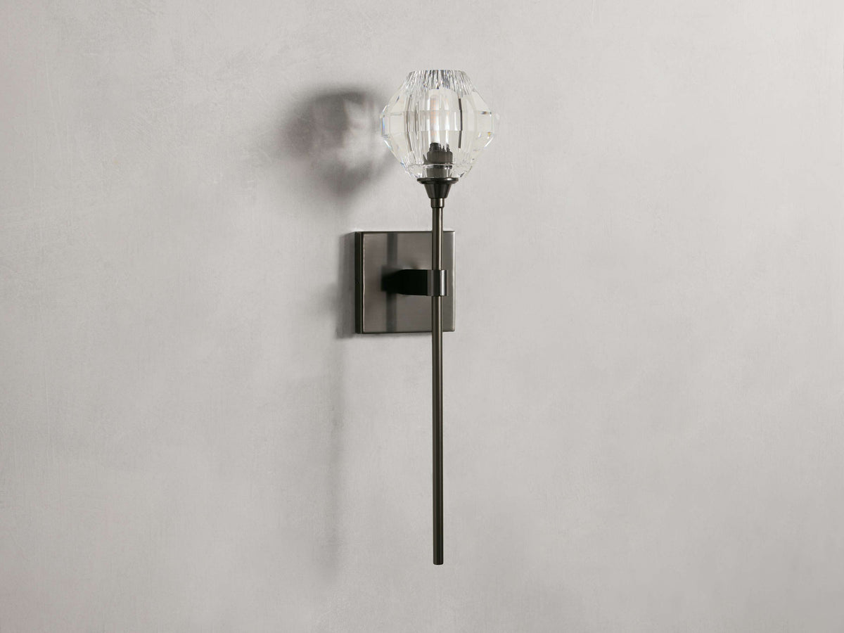 Amoroso Crystal Motif Wall Sconce