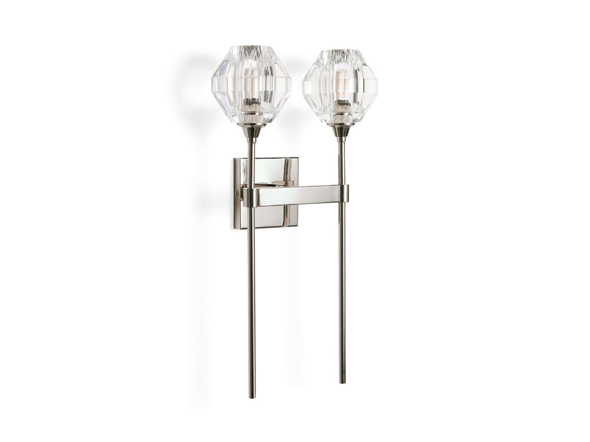 Amoroso Crystal Motif Wall Sconce