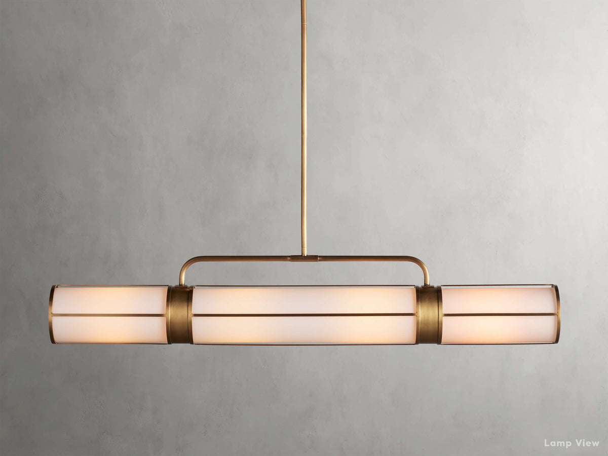 Remming Essential Glass Linear Chandelier