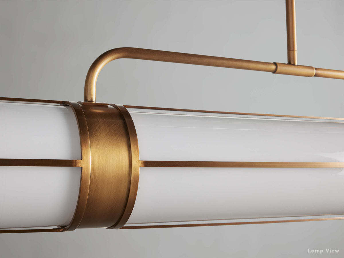 Remming Essential Glass Linear Chandelier