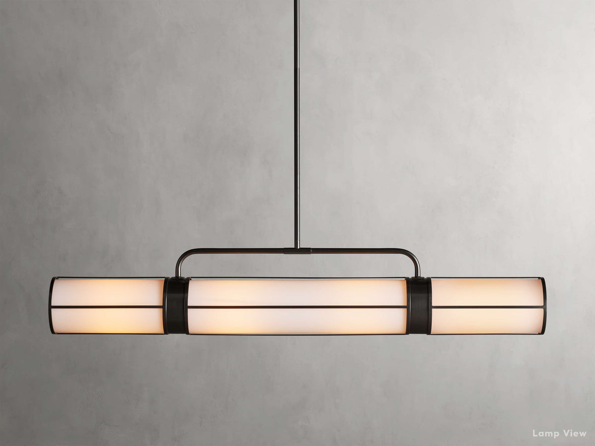 Remming Essential Glass Linear Chandelier