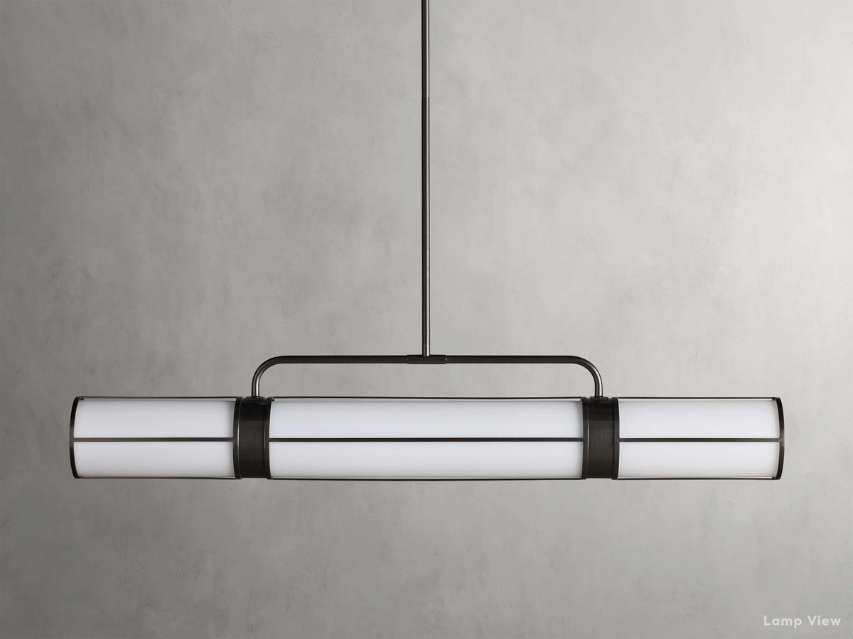 Remming Essential Glass Linear Chandelier