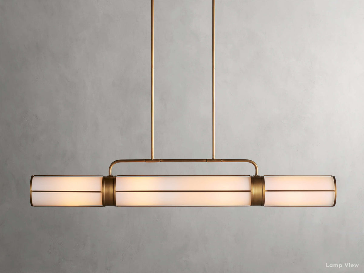 Remming Essential Glass Linear Chandelier