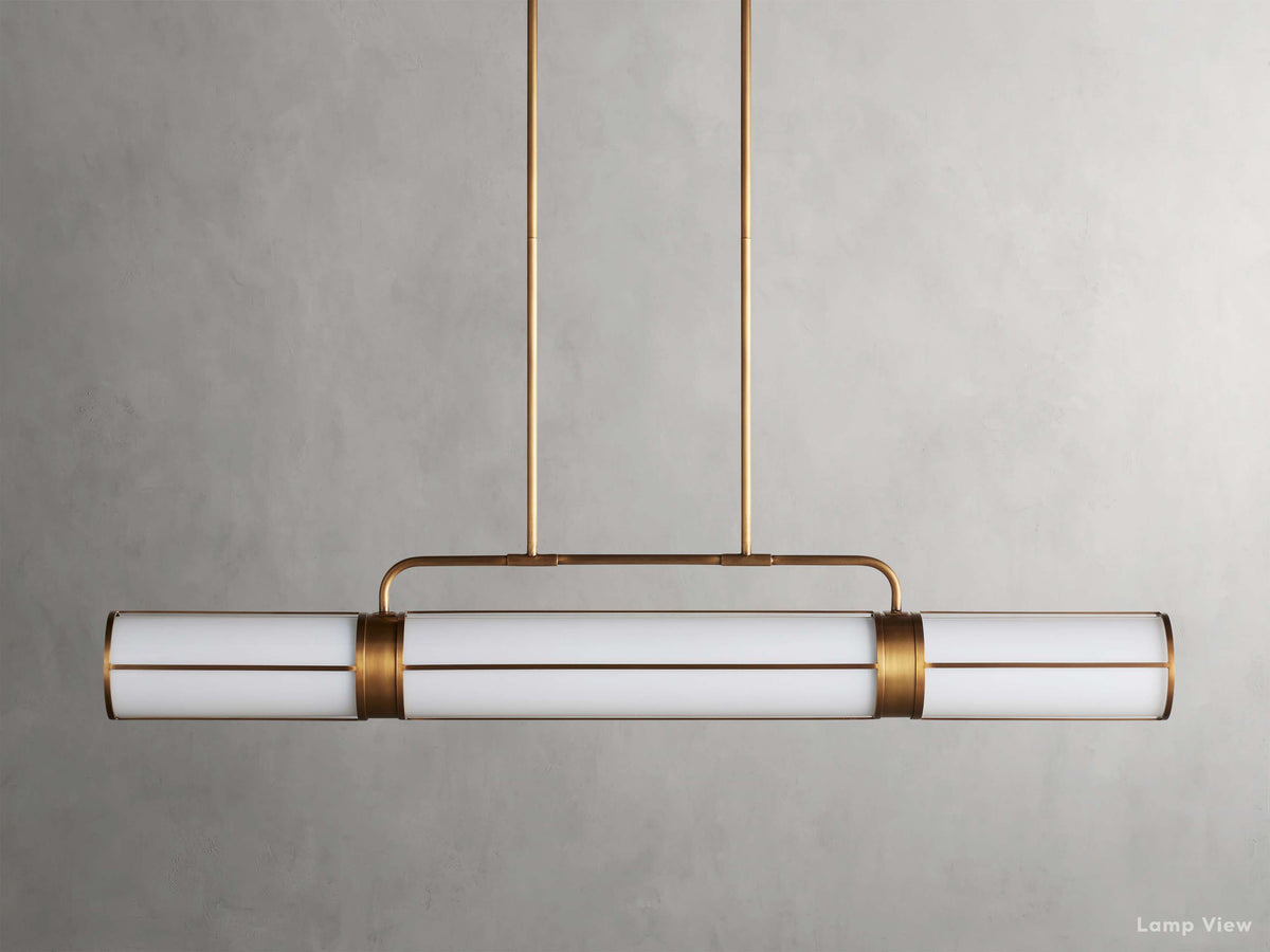 Remming Essential Glass Linear Chandelier
