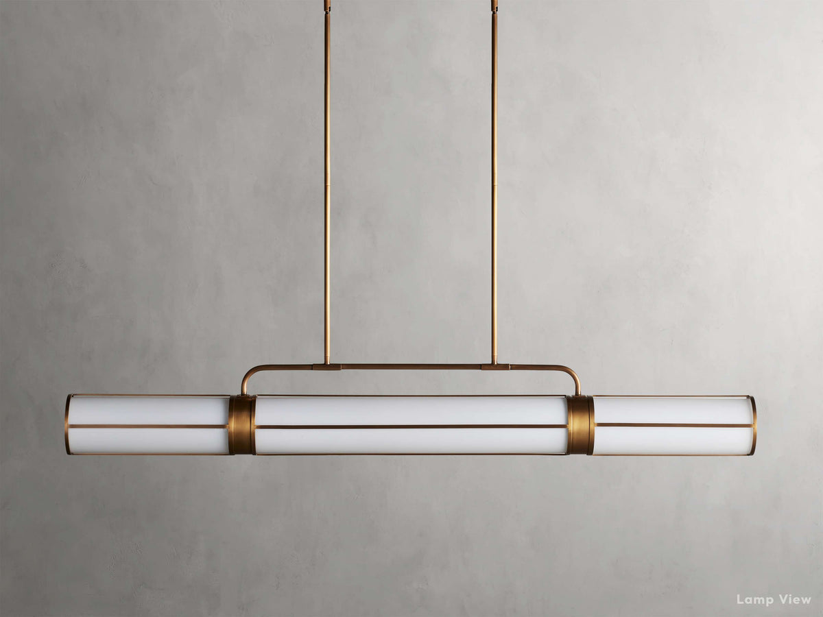 Remming Essential Glass Linear Chandelier