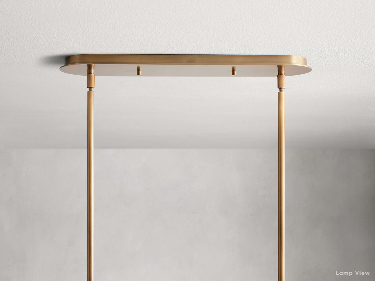 Remming Essential Glass Linear Chandelier