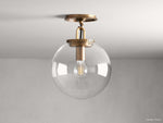 Wescott Laconic Globe Flush Mount