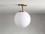 Wescott Laconic Globe Flush Mount