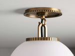 Wescott Laconic Globe Flush Mount