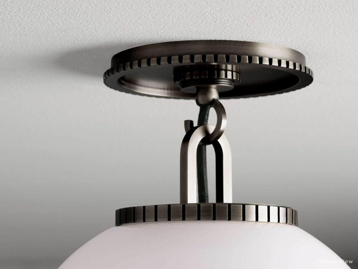 Wescott Laconic Globe Flush Mount