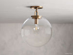 Wescott Laconic Globe Flush Mount