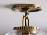 Wescott Laconic Globe Flush Mount