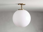 Wescott Laconic Globe Flush Mount