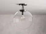 Wescott Laconic Globe Flush Mount