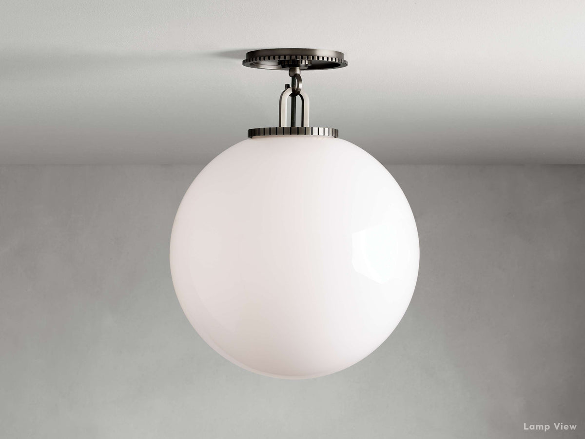 Wescott Laconic Globe Flush Mount